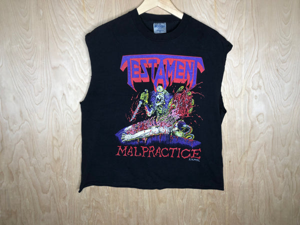 1990 Testament “Malpractice Tour” Chopped - XL