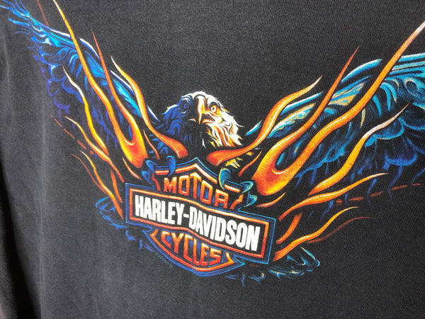 2000 Harley Davidson “Flaming Eagle” Long Sleeve - Medium