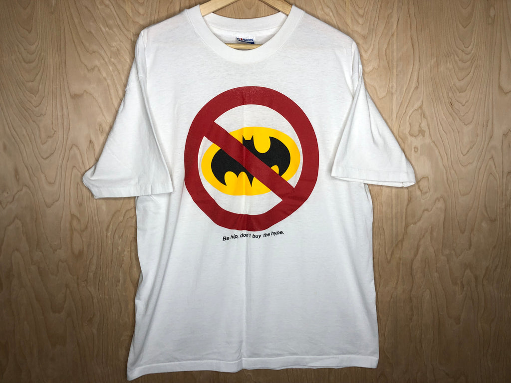1980’s (88) Anti-Batman “Be Hip, Don’t Buy The Hype” - XL