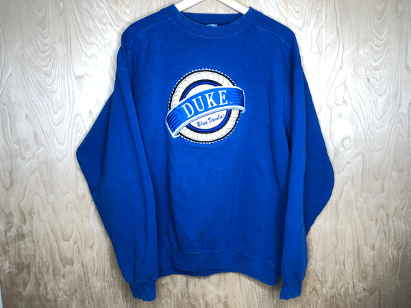 1990’s Duke “Sewn Logo” Crewneck - Large