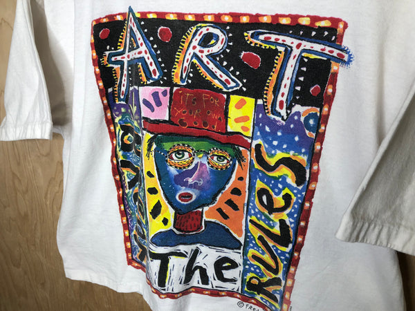 1990’s Fred Babb “Art Breaks The Rules” Cropped - Small