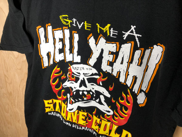 2000 WWF Stone Cold Steve Austin “Give Me A Hell Yeah” - Large