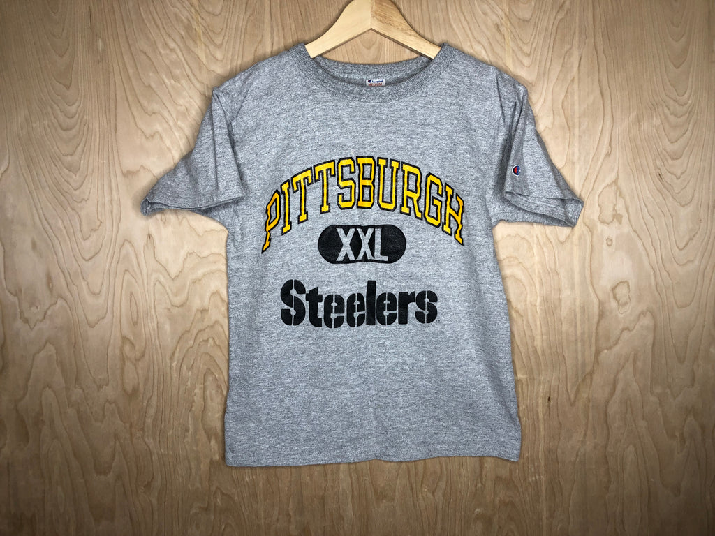 1980’s Pittsburgh Steelers Champion Grey - Medium