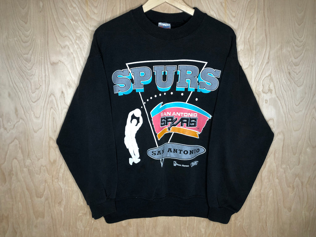 1990’s San Antonio Spurs Crewneck “Shot” - Large