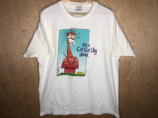 1994 Bill The Cat “Cat Eat Dog World” - XL