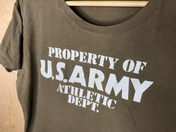 1980’s U.S. Army Athletic Dept “Property of” - Large