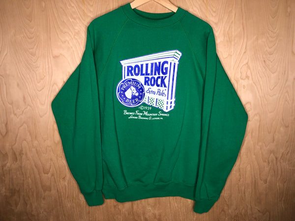 1990’s Rolling Rock Extra Pale Crewneck “Latrobe Brewed” - XL