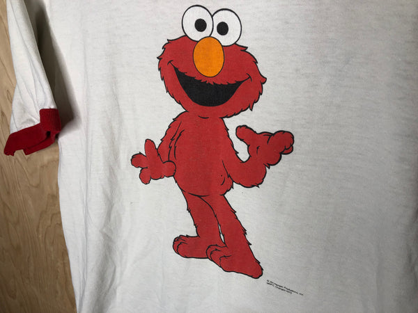 1990’s Elmo Sesame Street Ringer “Front and Back” -  Medium