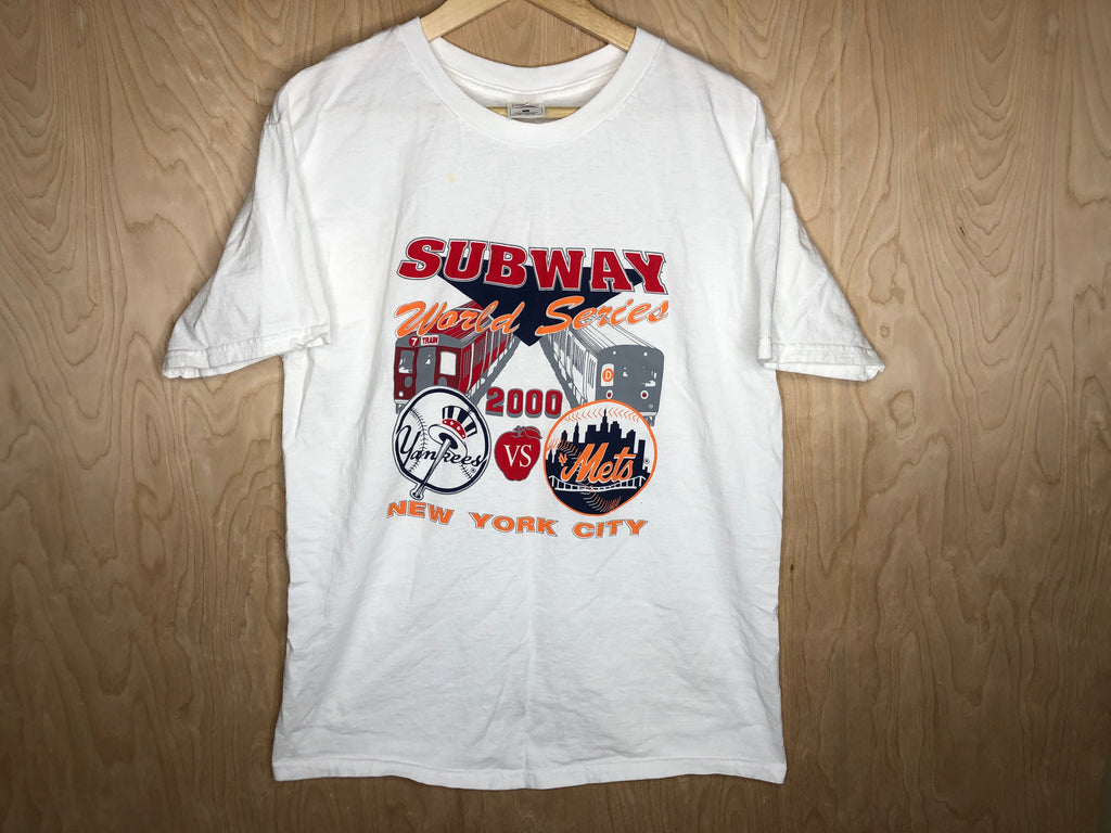 2000 MLB Subway Series New York Yankees New York Mets “Bootleg” - Large