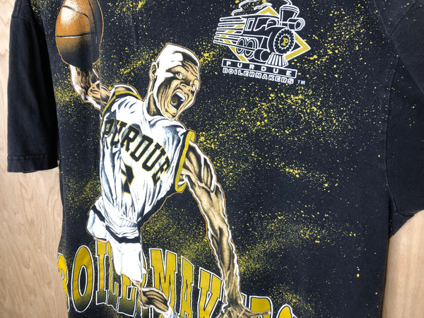 1990’s Purdue Boilermakers “Splatter All Over” Basketball - XL