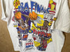 1993 NBA Finals Chicago Bulls vs Phoenix Suns “Salem Caricature” - Large