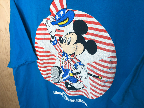 1980’s Walt Disney World Mickey Mouse “America” - XL