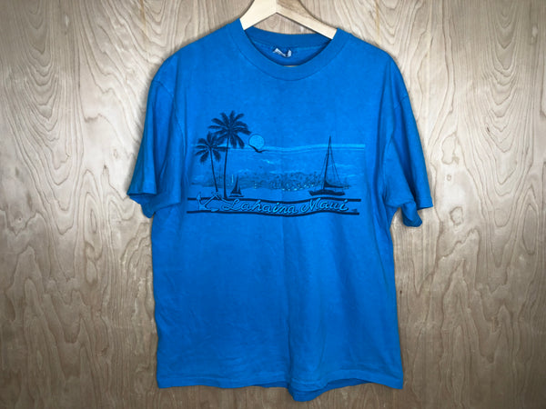 1980's Lahania Maui "Boats" - XL