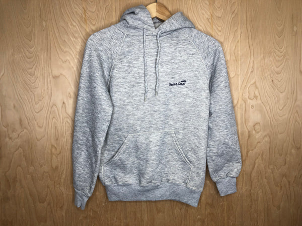 1980’s Track & Court Hoodie “Soft Grey” - Small