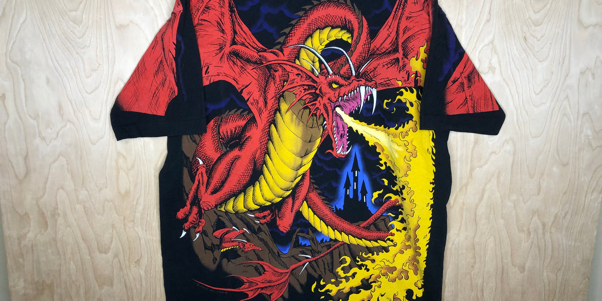 1993 Liquid Blue “Fire Dragon and Knight” - XXL – Ol' Shirty Bastard