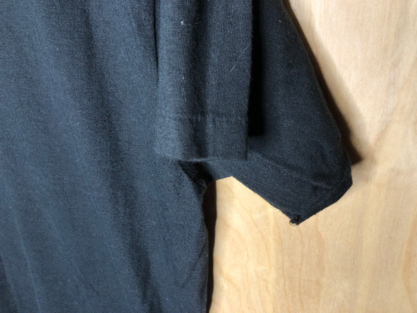 1980’s Hanes Blank “Black” - Large