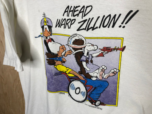 1986 Opus The Penguin “Ahead Warp Zillion” - XL