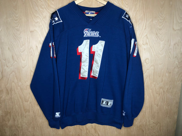 1990’s New England Patriots Starter Drew Bledsoe Crewneck “Jersey” - XL