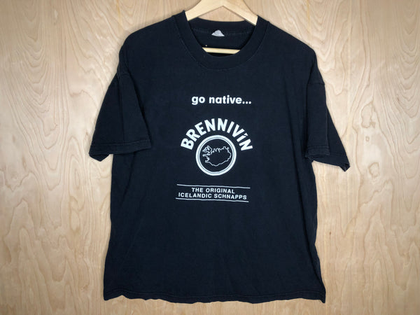 1990’s Brennivin Icelandic Schnapps “Go Native” - XL