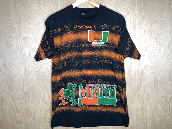 1990’s University of Miami Hurricanes All Over Print - Large