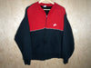 1980’s Nike Zip Up Sweatshirt “Red/Black” - XL