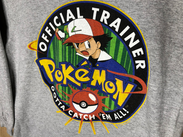 1999 Pokémon “Official Trainer” Long Sleeve - Youth Large