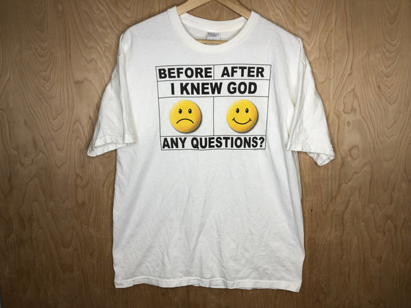 2002 Before And After I Knew God - Large
