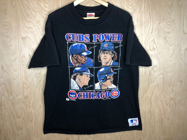 1990 Chicago Cubs “Cubs Power Chicago” Nutmeg -  XL