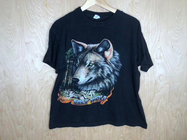 1990’s Grey Wolf “Side Profile” - Large