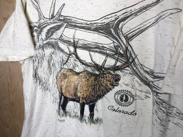 1990’s Moose Big Print “Preservation Conservation” Colorado