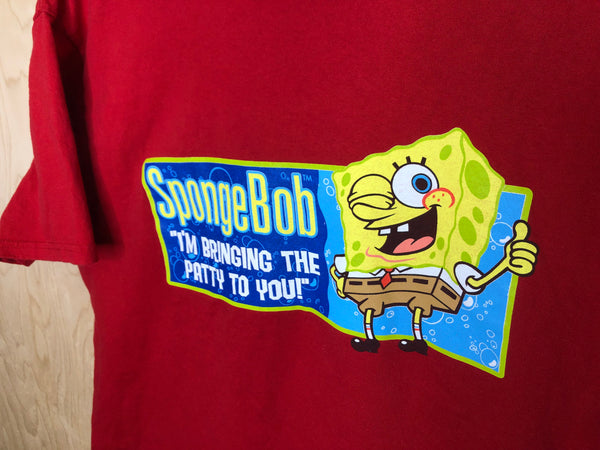 2002 SpongeBob SquarePants “Bringing The Patty To You” - Large