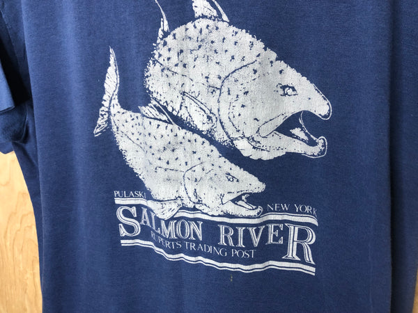 1980’s Salmon River Rupert’s Trading Post New York - XL