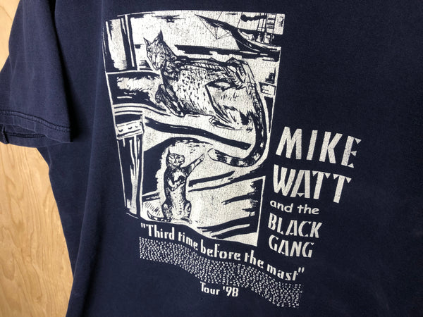1998 Mike Watt and the Black Cat Gang “Third Time Before The Mast Tour” - XL