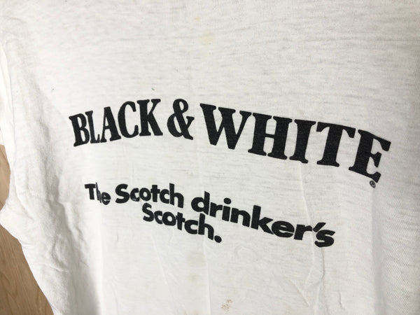 1980’s Black & White “The Scotch Drinker’s Drink”  - Small