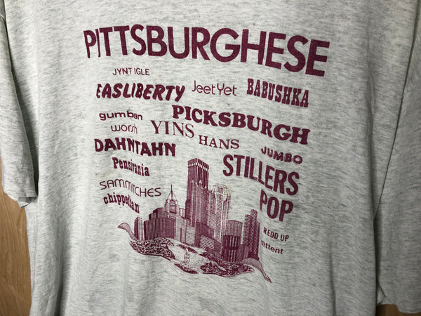 1990’s Pittsburgh Slang “Pittsburghese” - XL