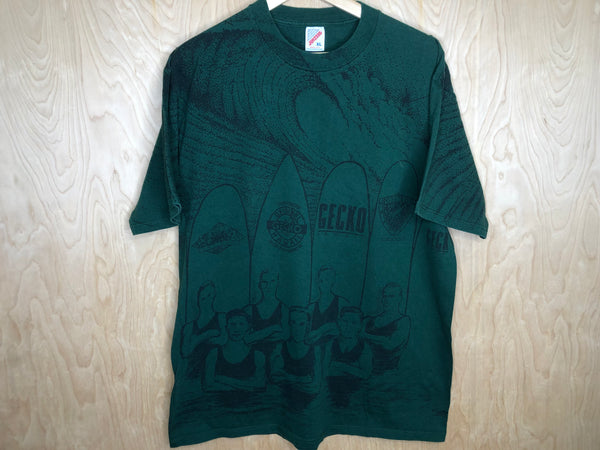 1990’s Gecko Hawaii “Surfers All Over” - XL