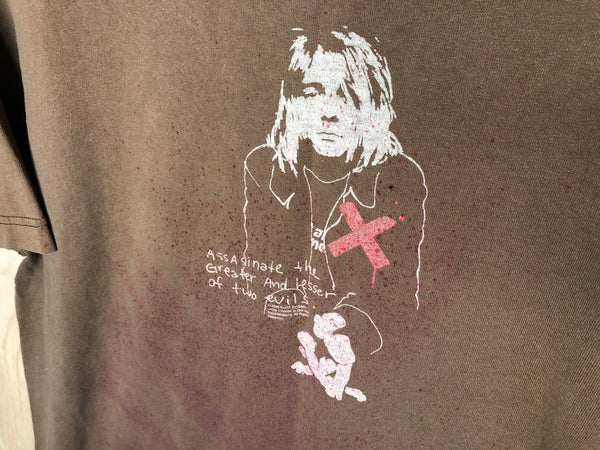 2005 Kurt Cobain “Assassinate the Greater and Lesser of Two Evils” Custom - Large