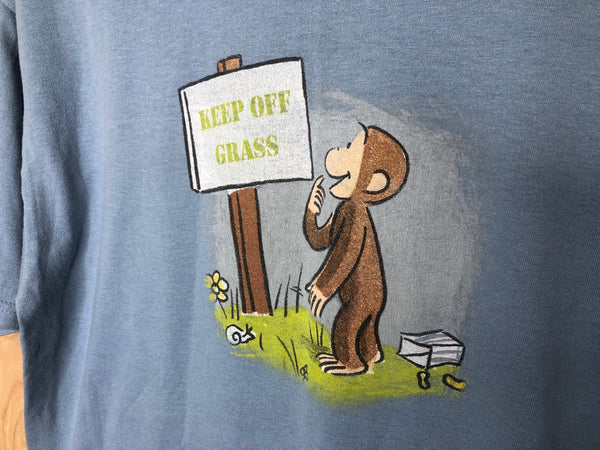 2000’s Curious George “Keep Off Grass” - Medium