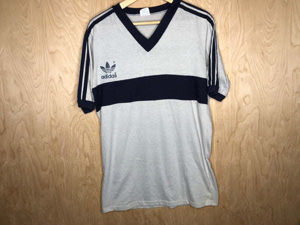 1980’s Adidas 3 Stripe Ringer - XL