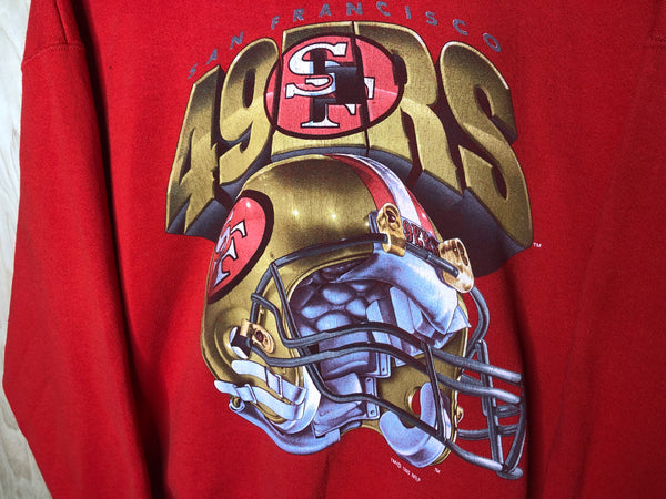 1995 San Francisco 49ers Crewneck “Helmet” - XL