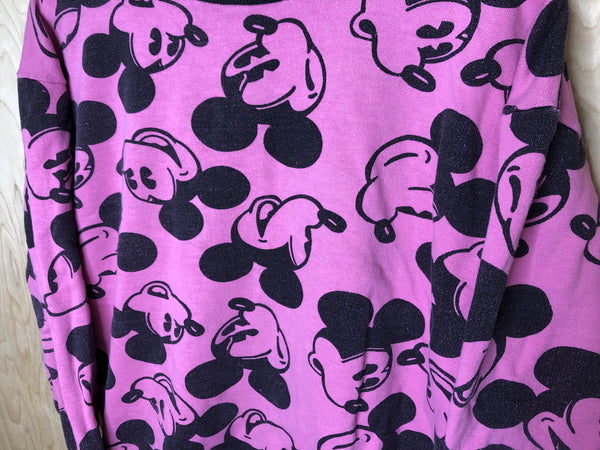 1990’s Mickey Mouse All Over Print Crewneck - Medium