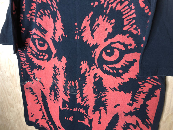 1995 Red Wolf Beer “All Over Print” - XL