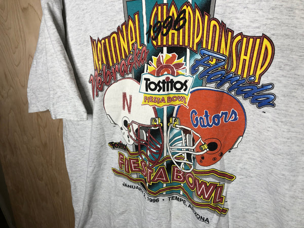 1996 Florida Gators Nebraska Cornhuskers “Fiesta Bowl” - XL