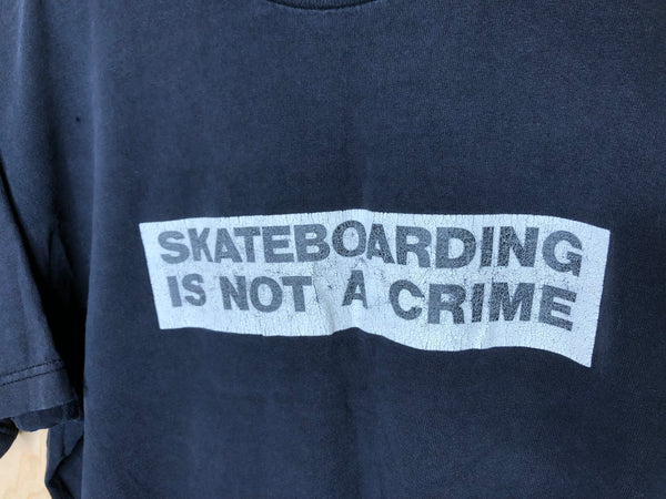 1990’s Santa Cruz “Skateboarding Is Not A Crime” - Large