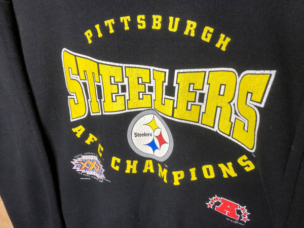 1995 Pittsburgh Steelers Crewneck “AFC Champions” - Large