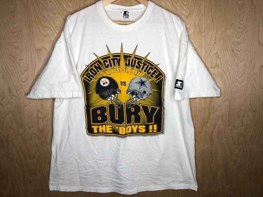 1997 Pittsburgh Steelers “Iron City Justice” Starter – XL