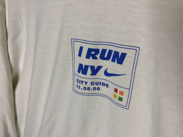 2000 Nike NYC Marathon “I Run NY” Long Sleeve - Large