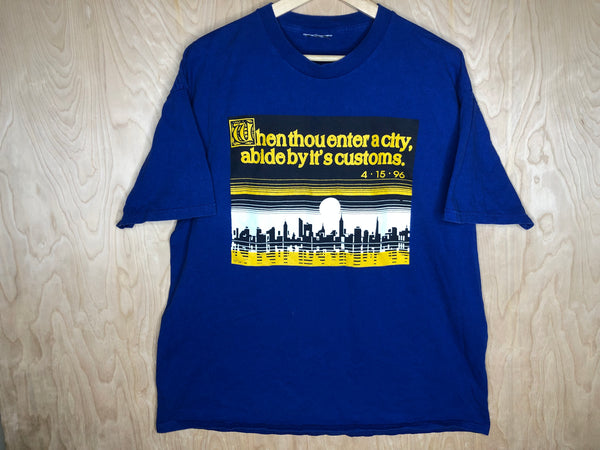 1996 Boston Marathon Etonics “When Thou Enter A City” - Large