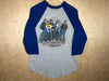 1983 Journey Frontiers World Tour Raglan - XL