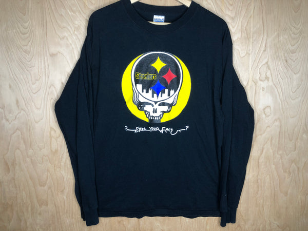 2000’s Pittsburgh Steelers Grateful Dead “On The Way To The Super Bowl” Long Sleeve - Large